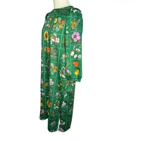 Floral Green Midi Dress - Picture 5 of 13